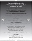 234th Marine Corps Ball Info